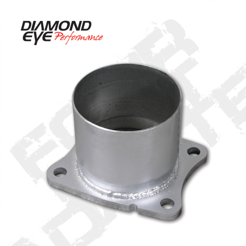 Chevrolet 2500 Exhaust Adapter - Diamond Eye Performance - 4-Bolt Flange - Aluminized - `01-`07